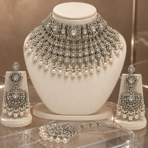 The Célestine Lumière Gold-Plated Choker Parure by Jovera Joyce Jovera Joyce