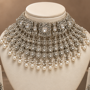The Célestine Lumière Gold-Plated Choker Parure by Jovera Joyce Jovera Joyce