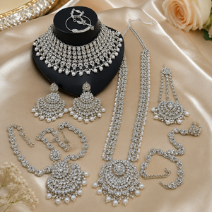 The Élodie Argent Bridal Parure by Jovera Joyce Jovera Joyce