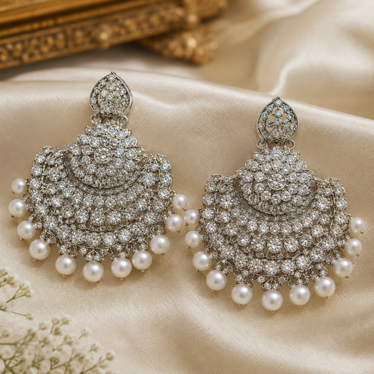 The Élodie Argent Bridal Parure by Jovera Joyce Jovera Joyce