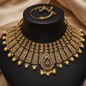 Jovera Joyce Aurelia Gold-Plated Zircon Bridal Regalia Set Jovera Joyce