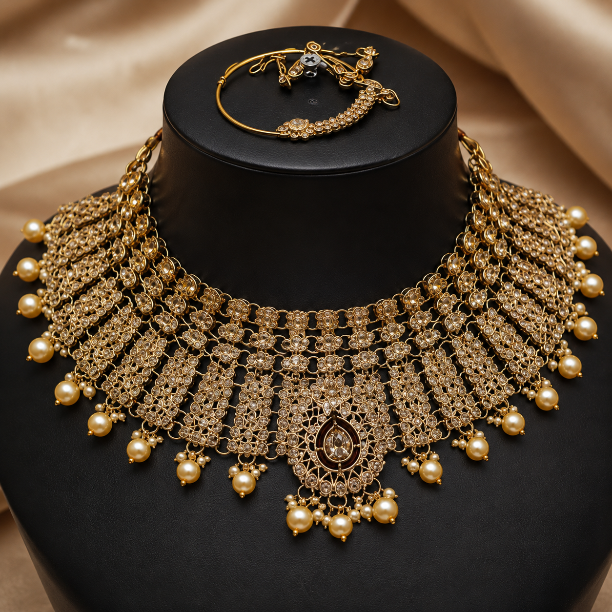 Jovera Joyce Aurelia Gold-Plated Zircon Bridal Regalia Set Jovera Joyce