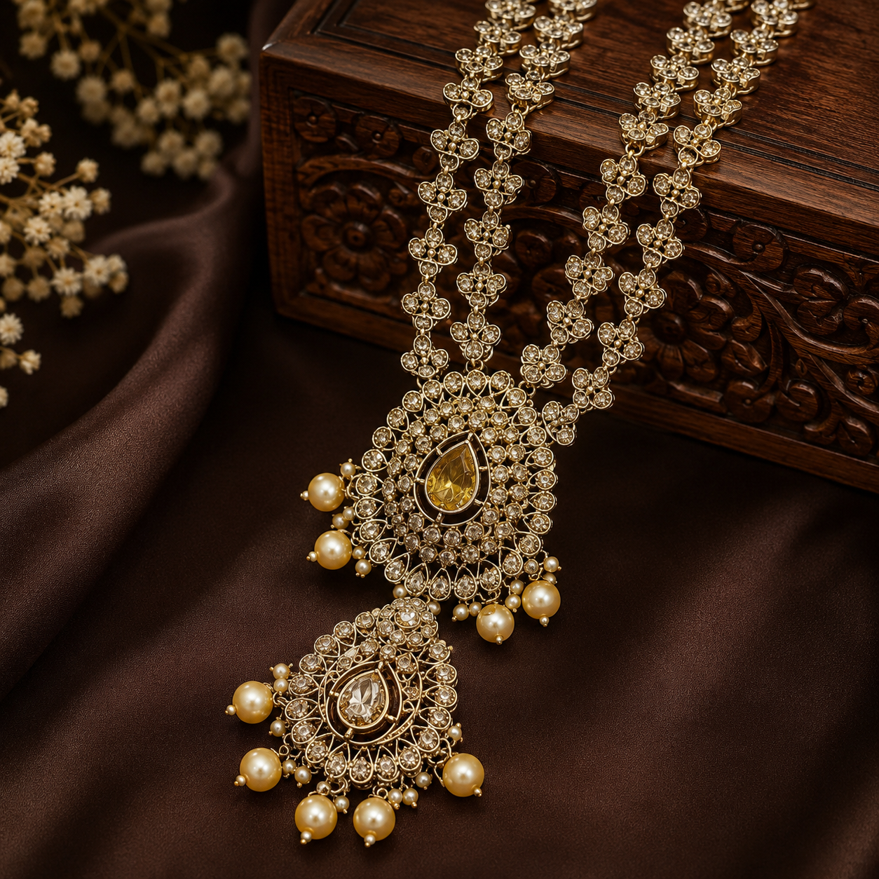 Jovera Joyce Aurelia Gold-Plated Zircon Bridal Regalia Set Jovera Joyce