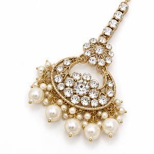Jovera Joyce Pearl Essence Gold Plated Crystal Bridal Choker Jewelry Set Jovera Joyce