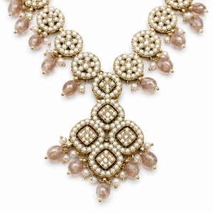 Jovera Joyce Pearl Elegance Gold Plated Royal Bridal Jewelry Set Jovera Joyce