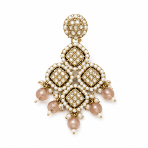 Jovera Joyce Pearl Elegance Gold Plated Royal Bridal Jewelry Set Jovera Joyce