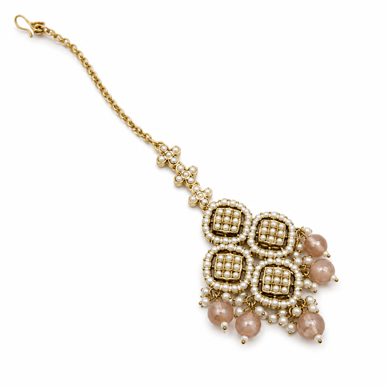 Jovera Joyce Pearl Elegance Gold Plated Royal Bridal Jewelry Set Jovera Joyce