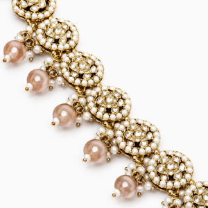 Jovera Joyce Pearl Elegance Gold Plated Royal Bridal Jewelry Set Jovera Joyce