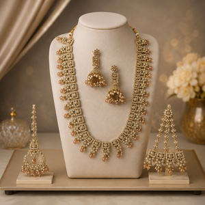 Jovera Joyce Aurelia Noor Zircon Long Mala Collection Jovera Joyce