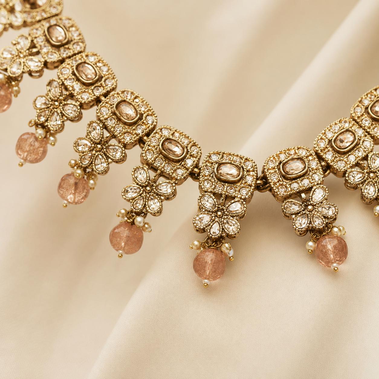 Jovera Joyce Aurelia Noor Zircon Long Mala Collection Jovera Joyce