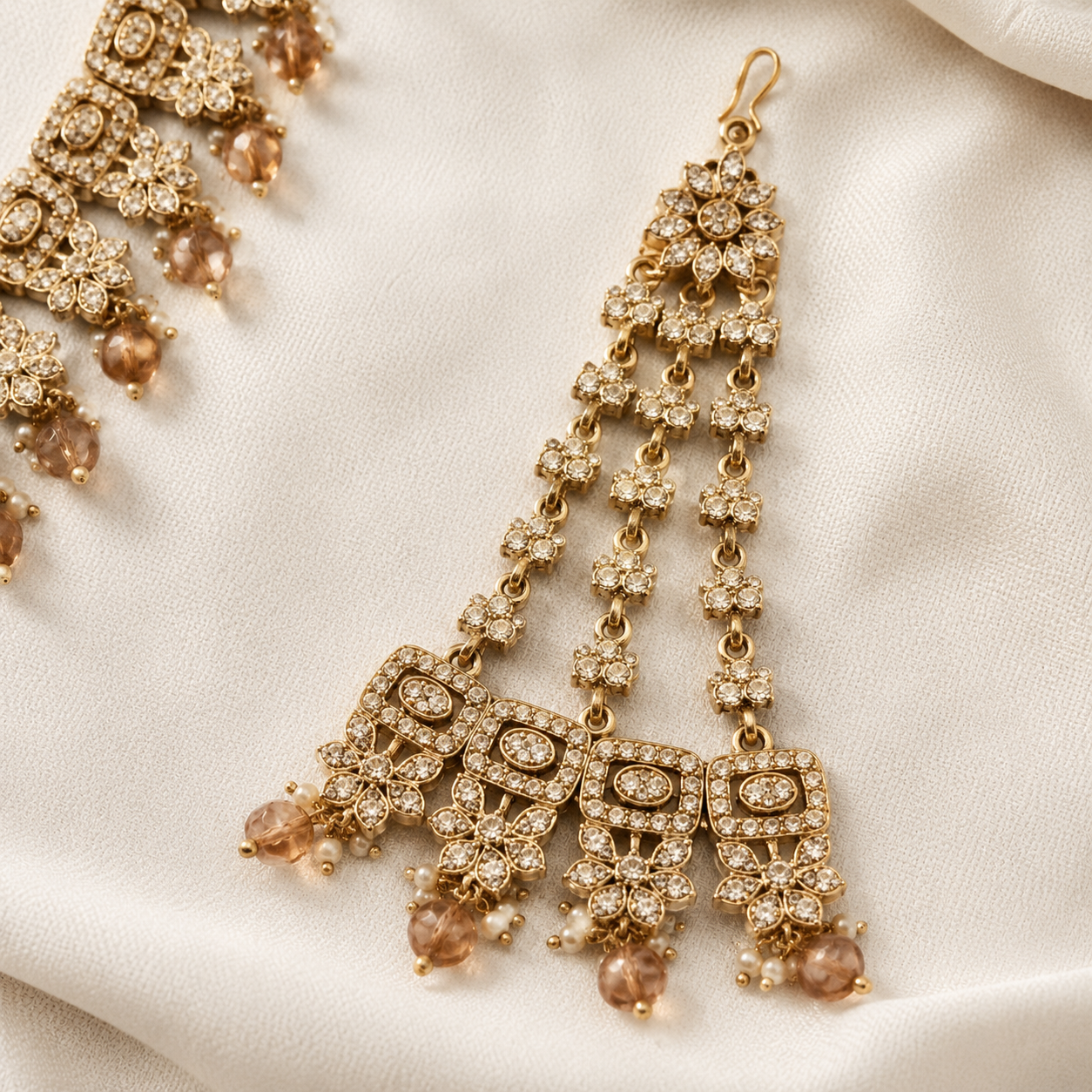 Jovera Joyce Aurelia Noor Zircon Long Mala Collection Jovera Joyce