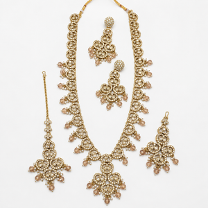 Jovera Joyce Champagne Lumière Gold-Plated Long Necklace Collection Jovera Joyce