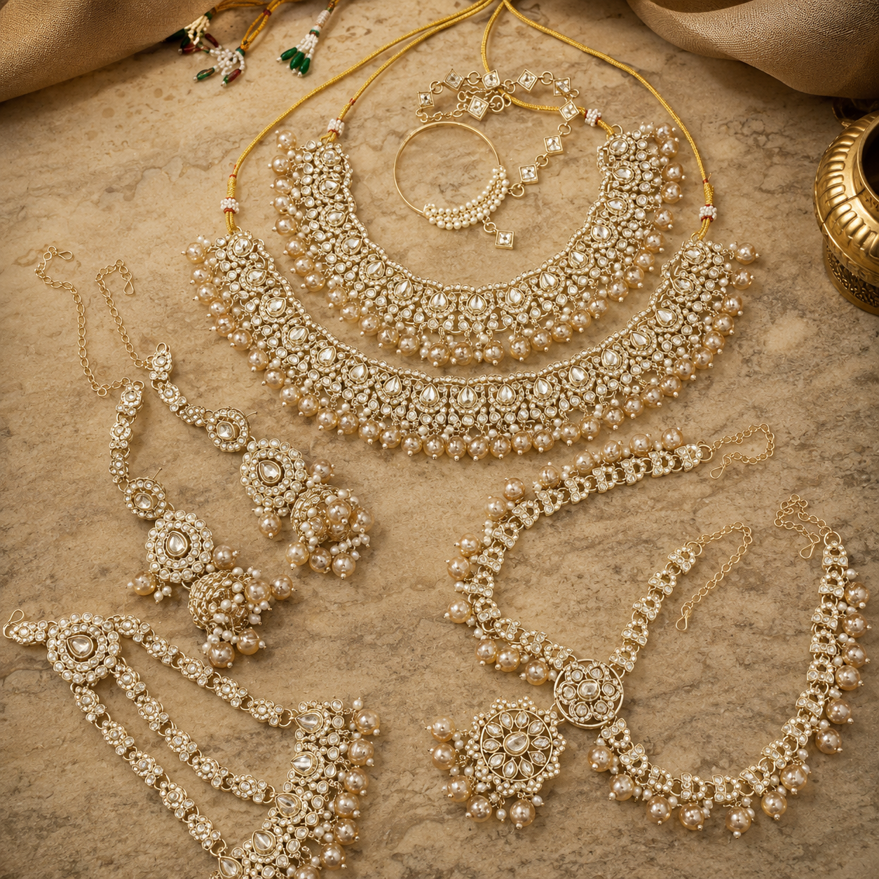 Jovera Joyce Celestial Grandeur Gold-Plated Radiant-Cut Zircon Jewellery Collection Jovera Joyce