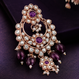 Jovera Joyce Violet Nocturne Gold-Plated Zircon Collar Collection Jovera Joyce