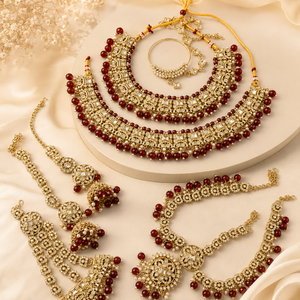 Jovera Joyce Bordeaux Éclat Gold-Plated Radiant-Cut Zircon Bridal Collection Jovera Joyce