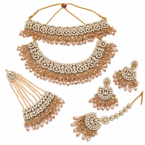 Jovera Joyce Blush Aurora Gold-Plated Radiant-Cut Zircon Collection Jovera Joyce