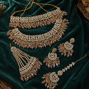 Jovera Joyce Blush Aurora Gold-Plated Radiant-Cut Zircon Collection Jovera Joyce