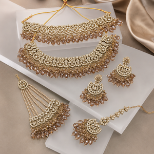 Jovera Joyce Blush Aurora Gold-Plated Radiant-Cut Zircon Collection Jovera Joyce