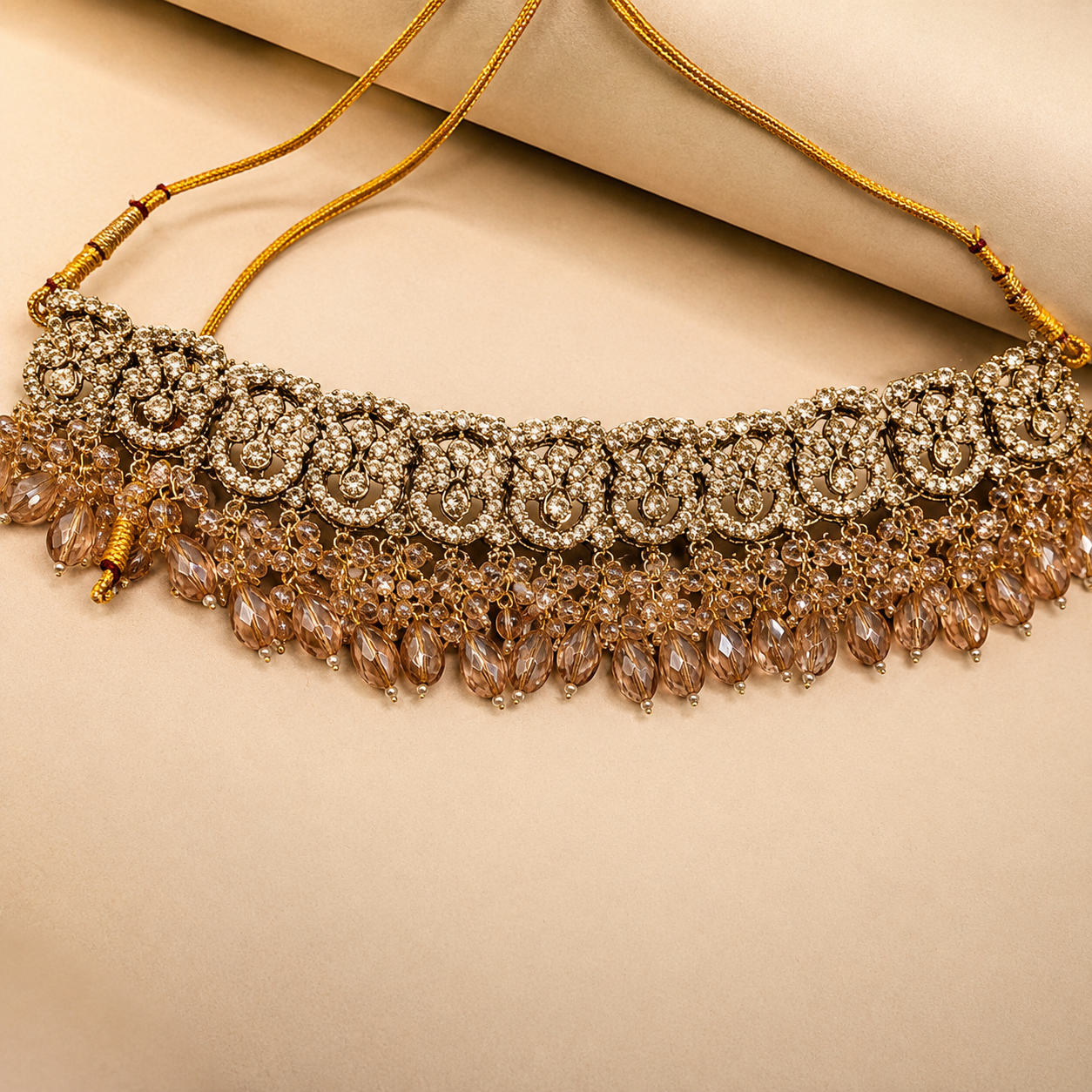 Jovera Joyce Blush Aurora Gold-Plated Radiant-Cut Zircon Collection Jovera Joyce