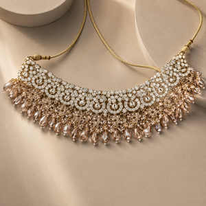 Jovera Joyce Blush Aurora Gold-Plated Radiant-Cut Zircon Collection Jovera Joyce