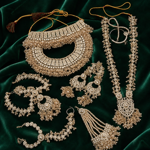 Ivory Majesté Gold-Plated Radiant-Cut Zircon Bridal Collection Jovera Joyce