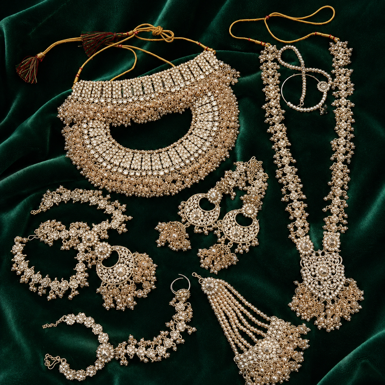Ivory Majesté Gold-Plated Radiant-Cut Zircon Bridal Collection Jovera Joyce