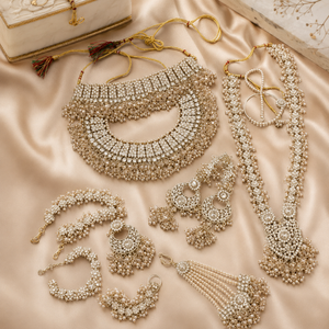 Ivory Majesté Gold-Plated Radiant-Cut Zircon Bridal Collection Jovera Joyce