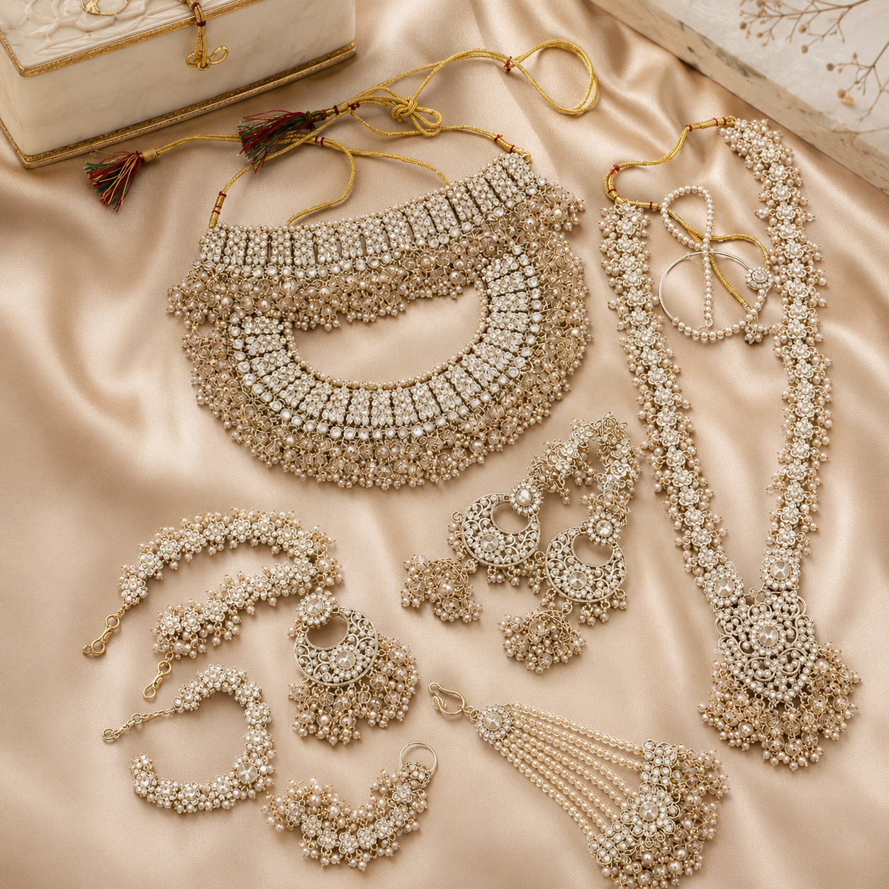 Ivory Majesté Gold-Plated Radiant-Cut Zircon Bridal Collection Jovera Joyce