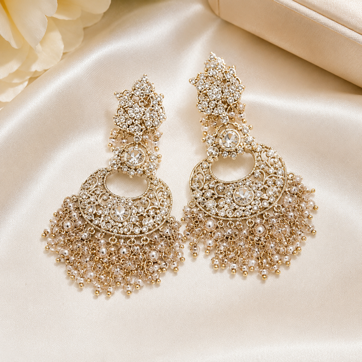Ivory Majesté Gold-Plated Radiant-Cut Zircon Bridal Collection Jovera Joyce