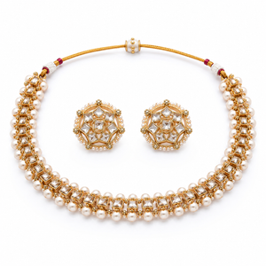The Aurélisse Gold Zircon Necklace &amp; Earrings Set Jovera Joyce