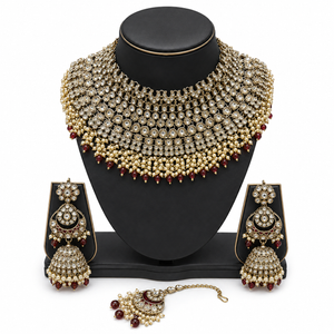 The Éverelle Gold-Plated Pearl Bridal Parure Jovera Joyce