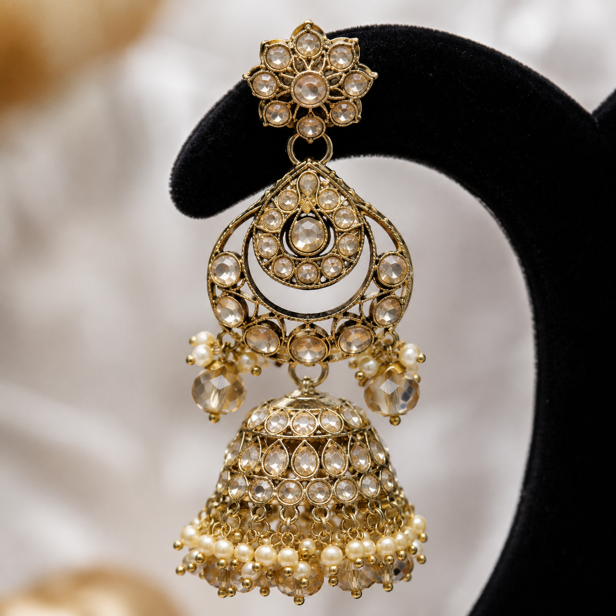 The Aurévienne Gold-Plated Pearl Bridal Choker Set Jovera Joyce
