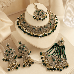 The Zémira Gold-Plated Zircon Bridal Parure Jovera Joyce