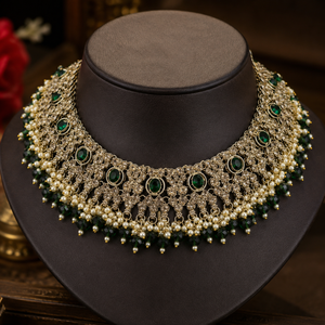 The Zémira Gold-Plated Zircon Bridal Parure Jovera Joyce