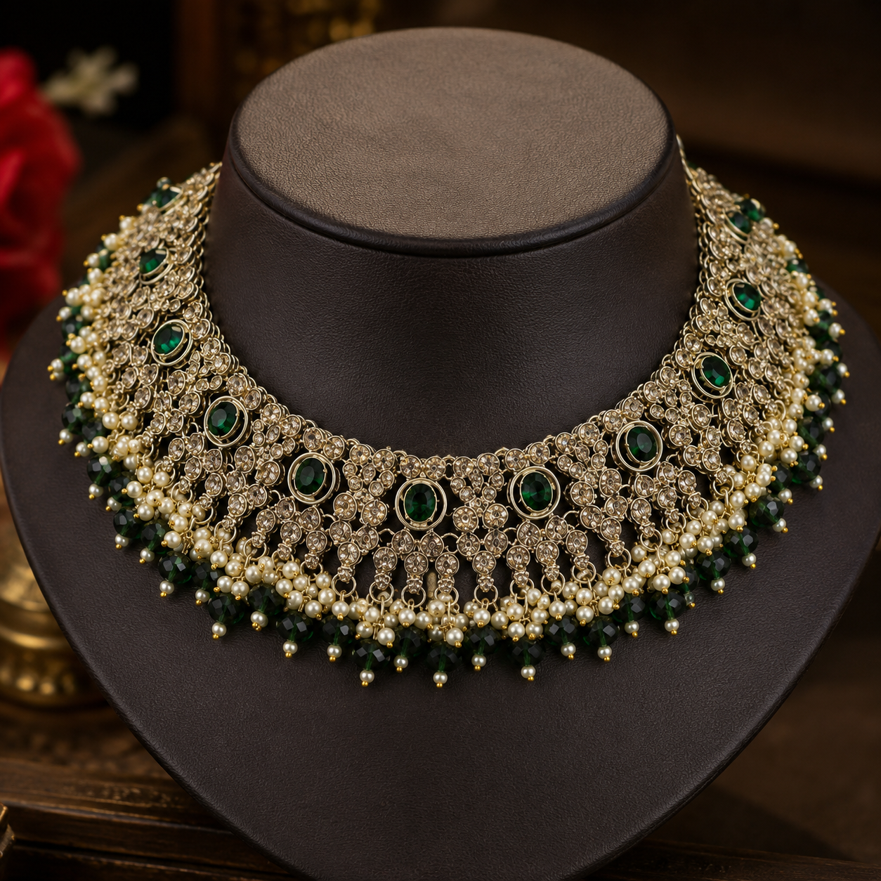The Zémira Gold-Plated Zircon Bridal Parure Jovera Joyce