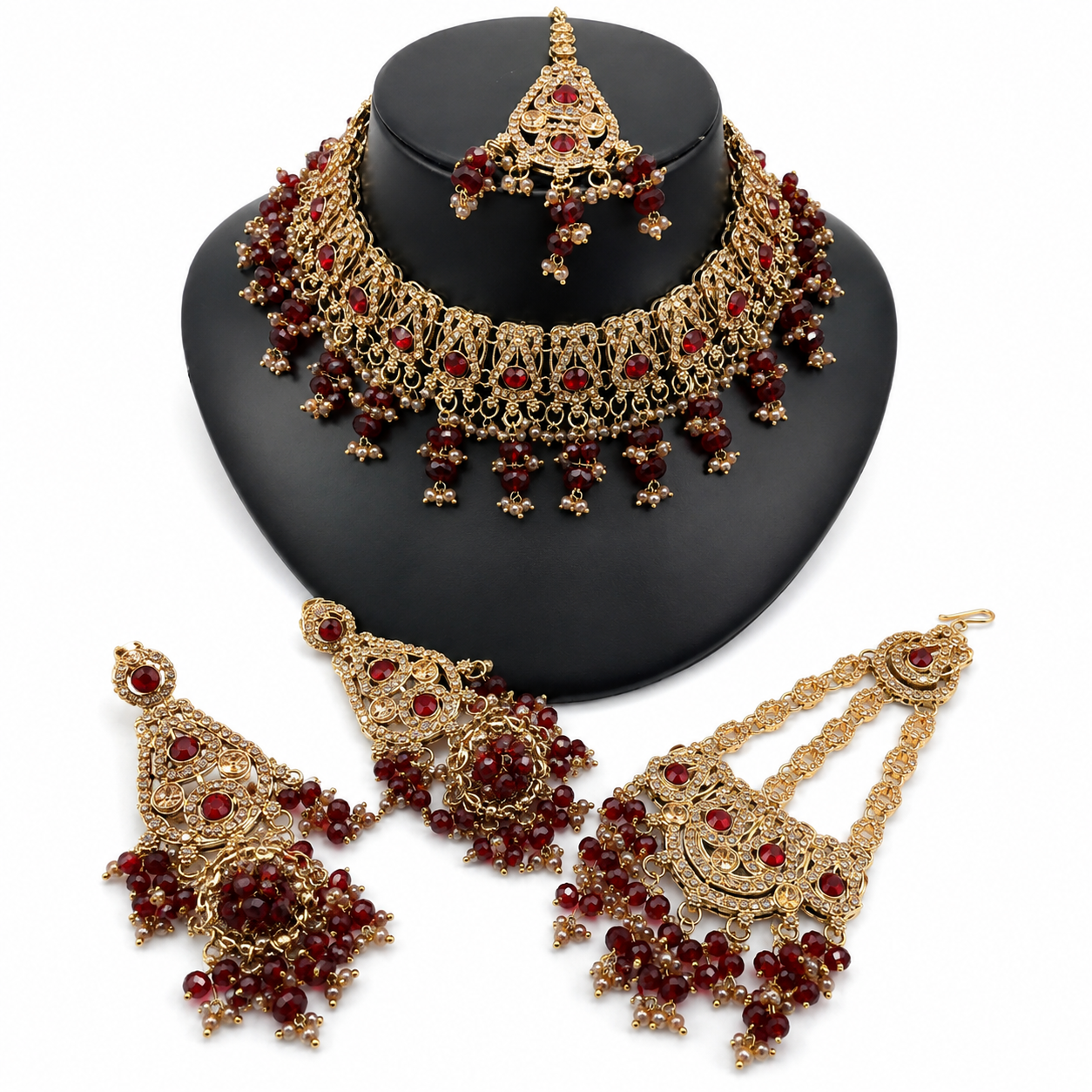 The Rubélisse Gold-Plated Zircon Bridal Choker Set Jovera Joyce