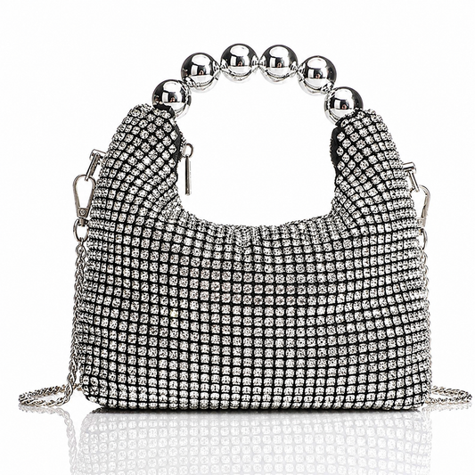 Shiny Rhinestone Clutch Chain Dinner Bag Jovera Joyce