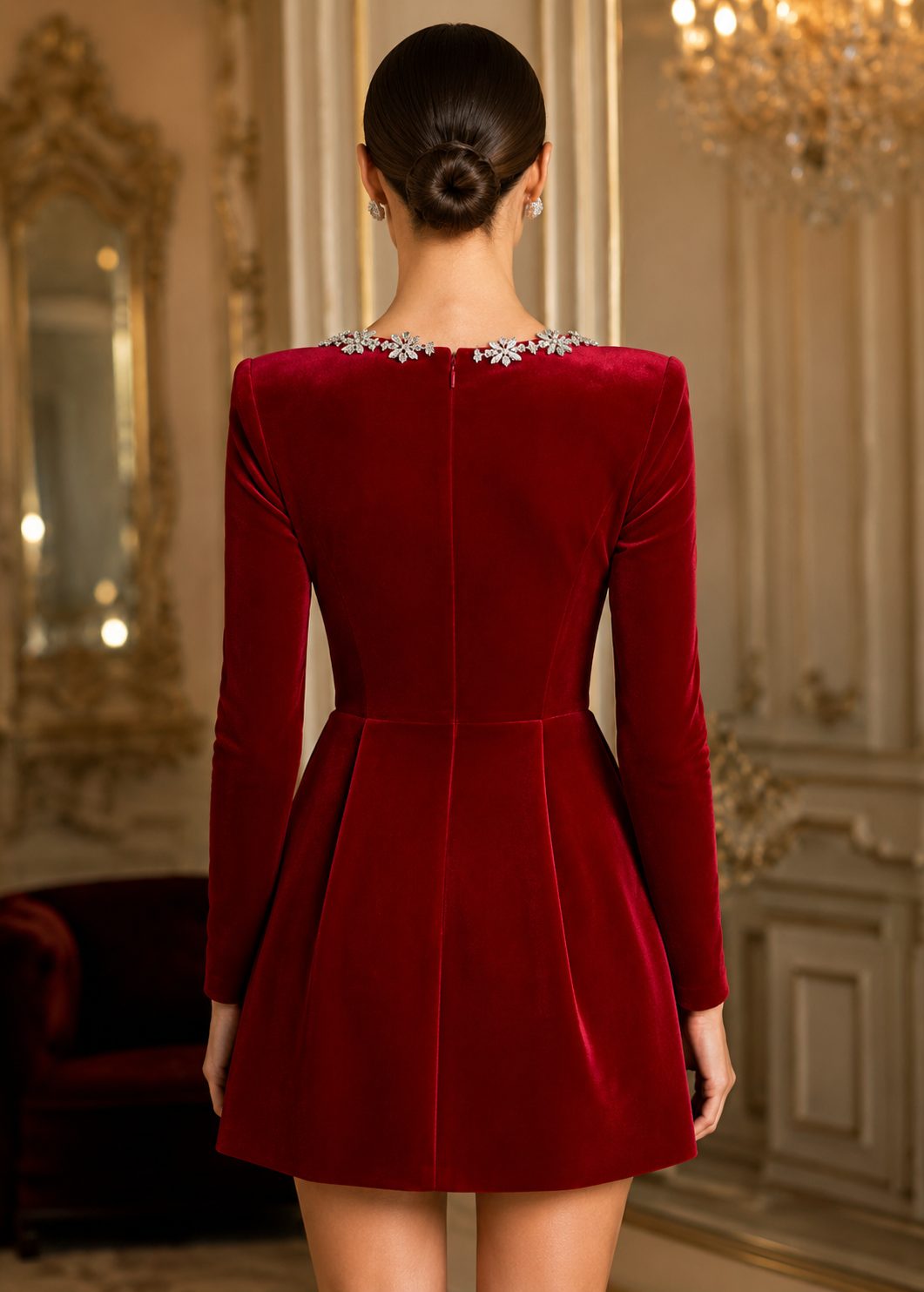 Noir Royale Mini Dress Jovera Joyce