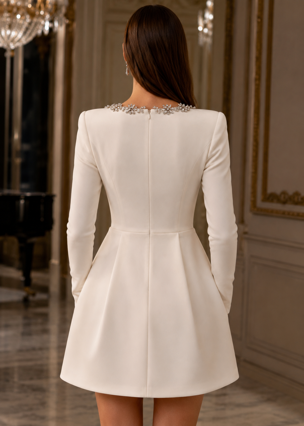 Noir Royale Mini Dress Jovera Joyce
