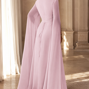 Womens Lace-Up Cloak Fit-and-Flare Dress Jovera Joyce