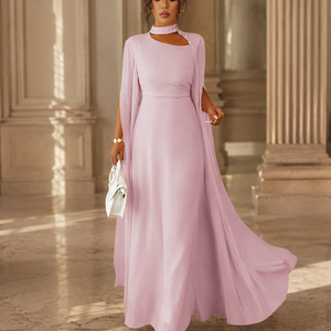 Womens Lace-Up Cloak Fit-and-Flare Dress Jovera Joyce