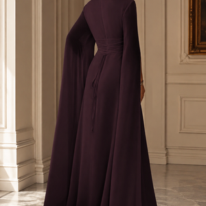 Womens Lace-Up Cloak Fit-and-Flare Dress Jovera Joyce
