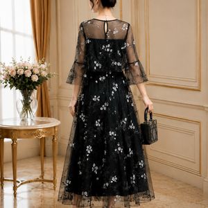 Maison Fleur Embroidered Tulle Gown Jovera Joyce