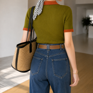 Élise Riviera Knit Polo Jovera Joyce