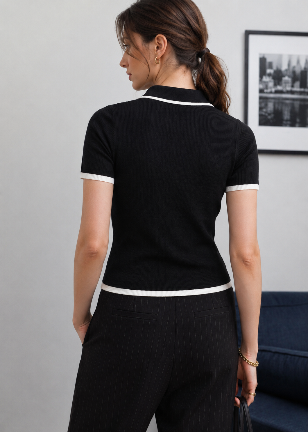 The Windsor Knit Polo Jovera Joyce