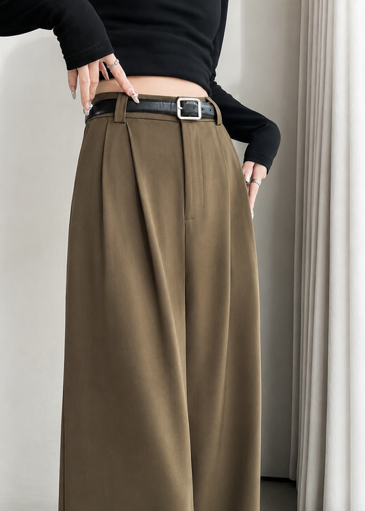 2025 SpringSummer High-End Flowy Suit Pants Jovera Joyce