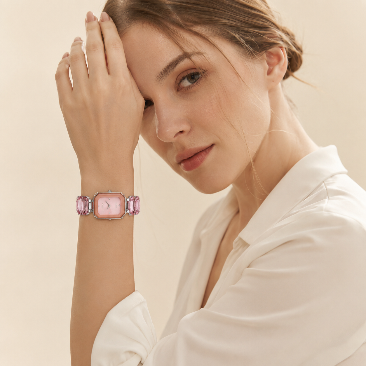 Colorful Niche High-grade Steel Belt Square Jovera Joyce