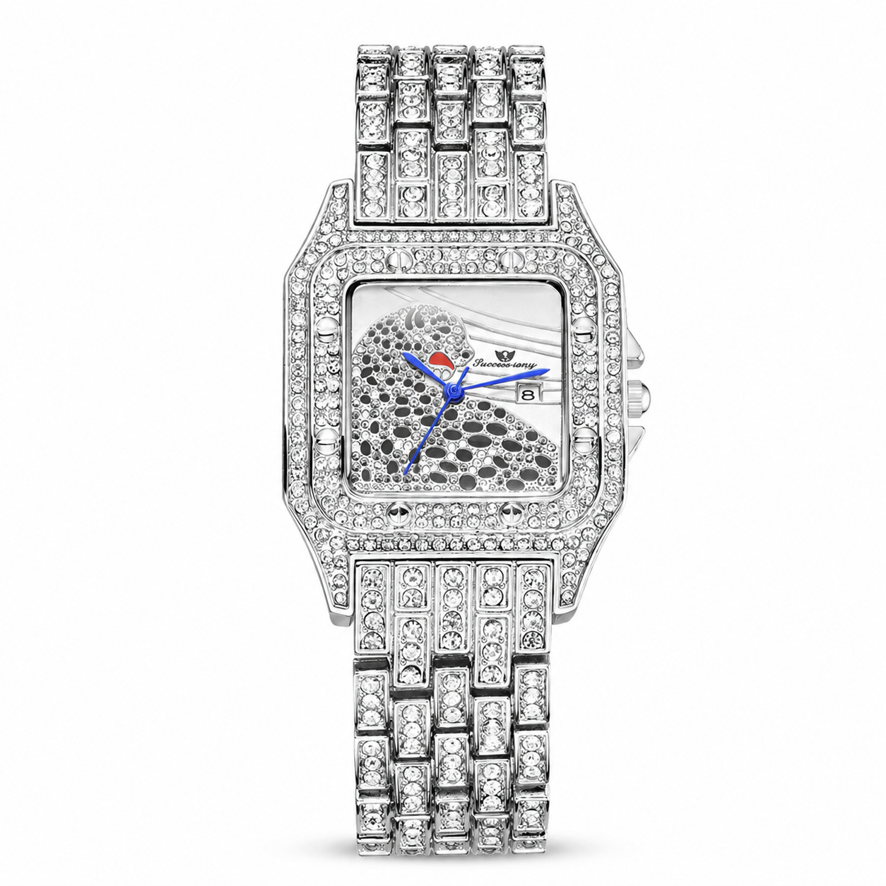 Square Full Star Leopard Diamond Women's Watch Quartz Women's Watch Jovera Joyce
