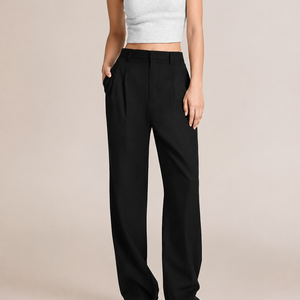 Commuter Drapey Slimming High-Waist Wide-Leg Pants With Pockets Jovera Joyce