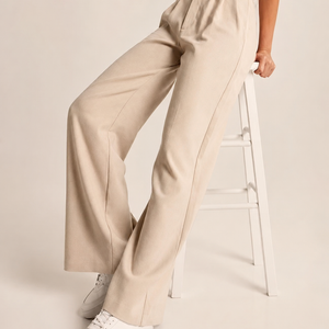 Commuter Drapey Slimming High-Waist Wide-Leg Pants With Pockets Jovera Joyce